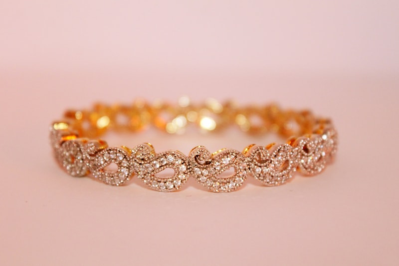 Rose Gold Tennis Bracelet